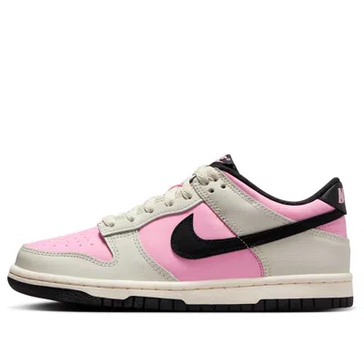 Nike (gs)  Dunk Low 'pink Rise Light Orewood Brown Black'
