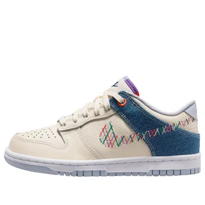 Nike (gs)  Dunk Low 'soft Pearl Blue Denim' In Multi