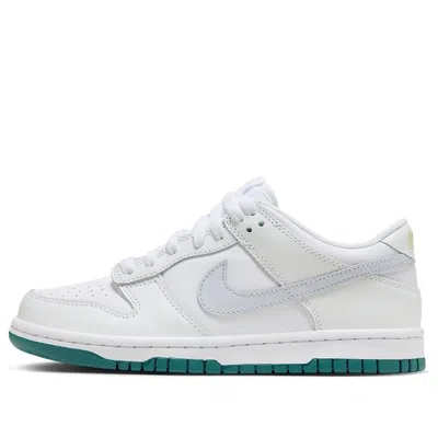 Nike (gs)  Dunk Low 'white Grey Teal'