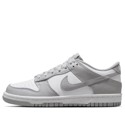 Nike (gs)  Dunk Low 'white Light Smoke Grey'