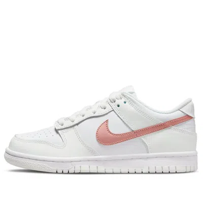 Nike (gs)  Dunk Low 'white Metallic Red Bronze'