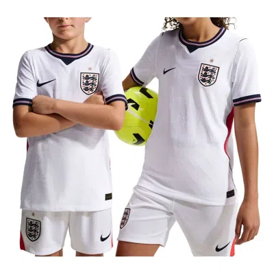 Nike (gs)  England National Team 2026 Match Home Aero-fit Jersey 'white Speed Red Obsidian'