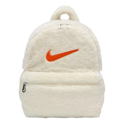 Nike (gs)  Faux Fur 11l Backpack 'coconut Milk Safety Orange'