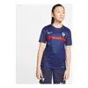 Nike (gs)  Fff Youth Y Nk Breathe Brt Stadium Stad Jersey Jsy Short Sleeve Ss Home Hm Blackened Blue