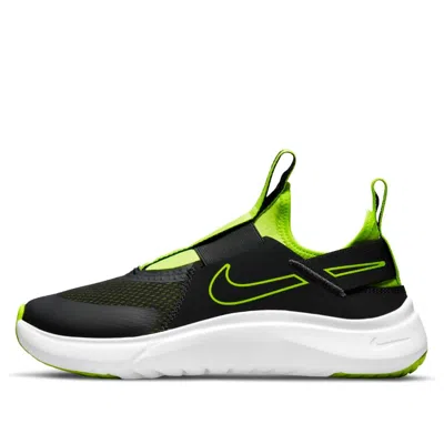 Nike (gs)  Flex Plus 'dark Smoke Grey Volt' In Black