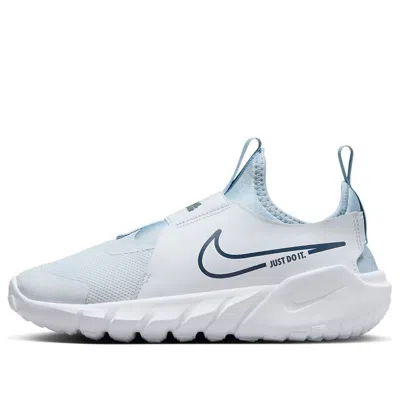Nike (gs)  Flex Runner 2 'grey Light Armoury Blue' In White