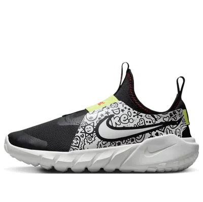 Nike (gs)  Flex Runner 2 Jp 'doodles' In Black