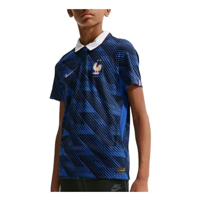 Nike (gs)  France National Team 2026 Match Home Aero-fit Soccer Jersey 'game Royal Blackened Blue Whi