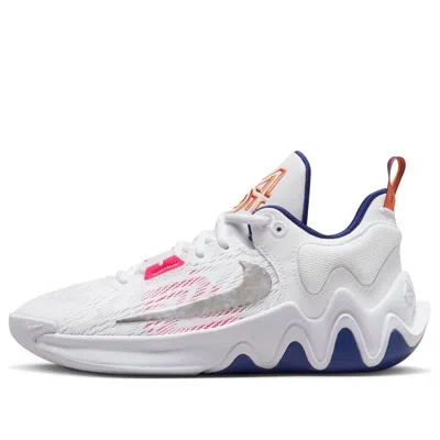 美品　Nike バッシュ Giannis Immortality 2 GS Nike Giannis Immortality 2 White Black Barely Volt Grey Fog