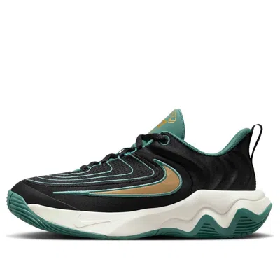 Nike (gs)  Giannis Immortality 4 'black Bicoastal Pale Ivory Metallic Gold' In Multi