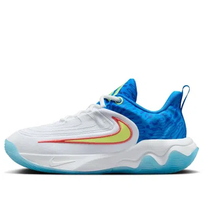 Nike (gs)  Giannis Immortality 4 Se 'white Photo Blue Hyper Royal Light Lemon Twist'