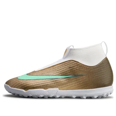 Nike (gs)  Jr. Mercurial Superfly 11 Academy Tf High 'kylian Mbappé Golden Boot' In Brown