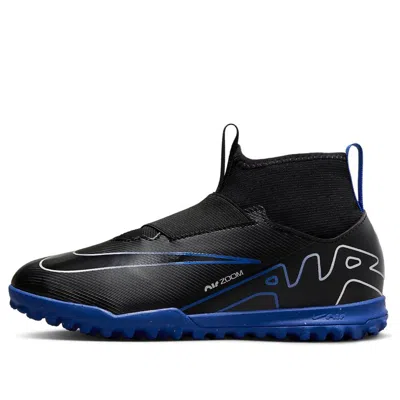 Nike (gs)  Jr. Mercurial Superfly 9 Academy Tf High 'black Hyper Royal'