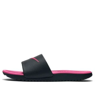 Nike (gs)  Kawa Slide 'black Vivid Pink'