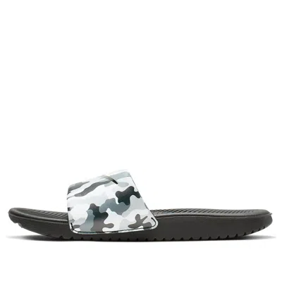 Nike (gs)  Kawa Slide Print 'wolf Grey' In Multi