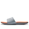 Nike (gs)  Kids' Kawa Slide Sandals Grey/orange In Gray
