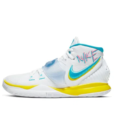 Nike (gs)  Kyrie 6 'neon Graffiti' In White