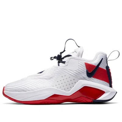 Nike (gs)  Lebron Soldier 14 'white University Red'