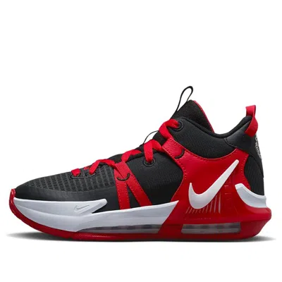 Nike (gs)  Lebron Witness 7 Basketball Shoes 'black University Red White' In Multi