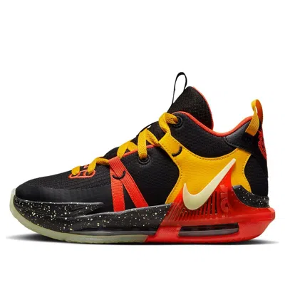 Nike (gs)  Lebron Witness 7 'black Bright Crimson Speckled'