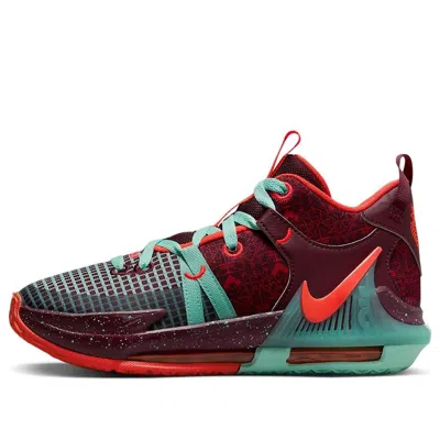 Nike (gs)  Lebron Witness 7 Se 'team Red Jade' In Burgundy