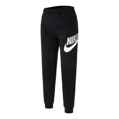Nike (gs)  Logo Printing Bundle Feet Sports Pants/trousers/joggers Boy Black
