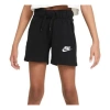 Nike (gs)  Logo Printing Drawstring Lacing Sports Shorts Girls Black