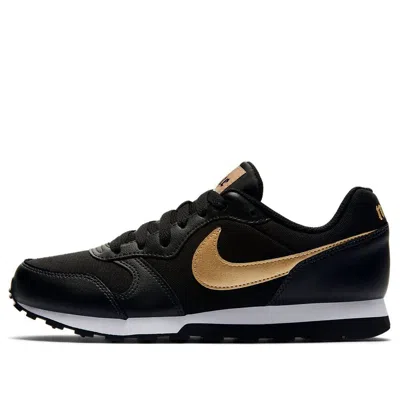 Nike (gs)  Md Runner 2 Vtb 'black Metallic Gold' In Multi