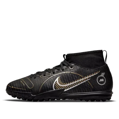 Nike (gs)  Mercurial Superfly 8 Academy Tf 'black Metallic Gold'
