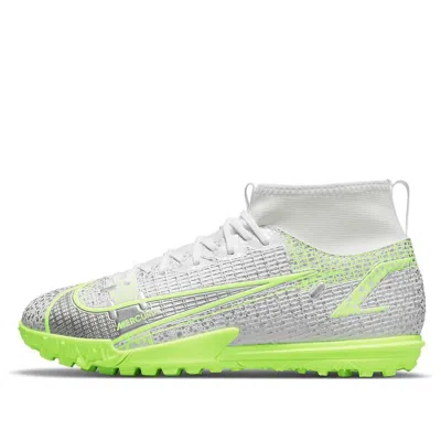 Nike (gs)  Mercurial Superfly 8 Academy Tf 'metallic Silver Volt'