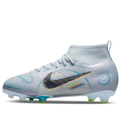 Nike (gs)  Mercurial Superfly 8 Pro Fg 'football Grey Light Marine' In Gray