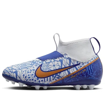 Nike (gs)  Mercurial Superfly 9 Academy Cr7 Ag 'blue White'