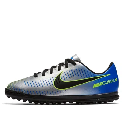 Nike (gs)  Mercurialx Victory 6 Tf 'silver Blue'