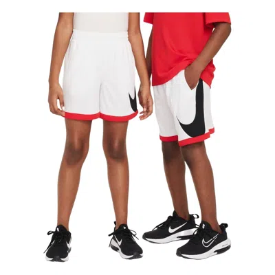 Nike (gs)  Multi+ Dri-fit Training Shorts 'white Black Red'