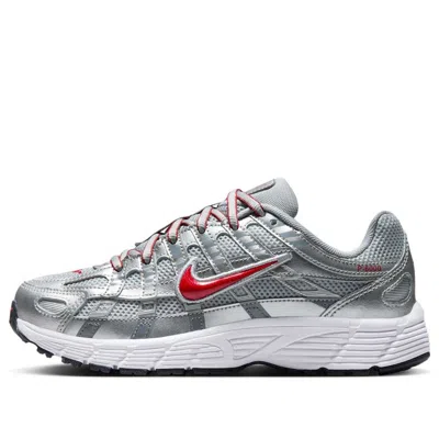 Nike (gs)  P-6000 'metalic Silver Cool Red'
