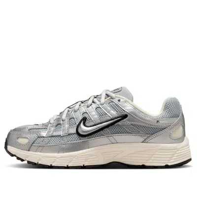 Nike (gs)  P-6000 'metallic Silver Black'