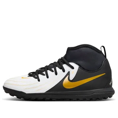 Nike (gs)  Phantom Luna Ii Club Tf 'white Black Metallic Gold' In Multi