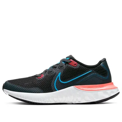 Nike (gs)  Renew Run 'black Crimson Laser Blue'