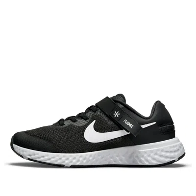 Nike (gs)  Revolution 6 Flyease 4e 'black White' In Multi