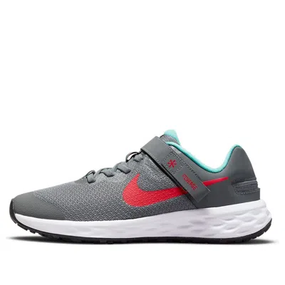 Nike (gs)  Revolution 6 Flyease 'smoke Grey Siren Red' In Multi