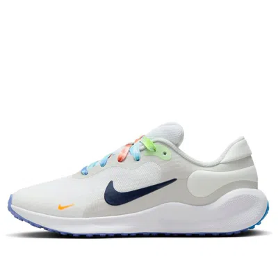 Nike (gs)  Revolution 7 Next Nature Se 'white Dust Green Navy'