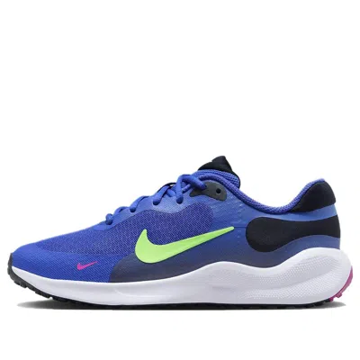 Nike (gs)  Revolution 7 'ultramarine Lime Blast'