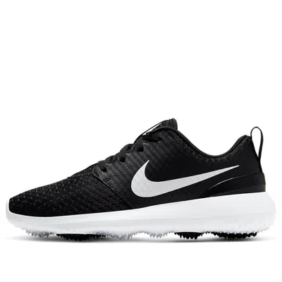 Nike (gs)  Roshe Golf 'black Metallic White'