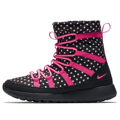 Nike (gs)  Roshe One Hi 'black Pink'