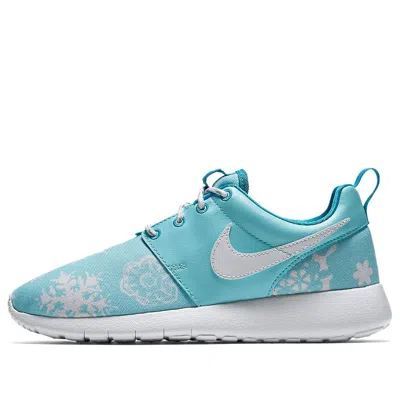 Nike (gs)  Roshe One Print 'blue White'