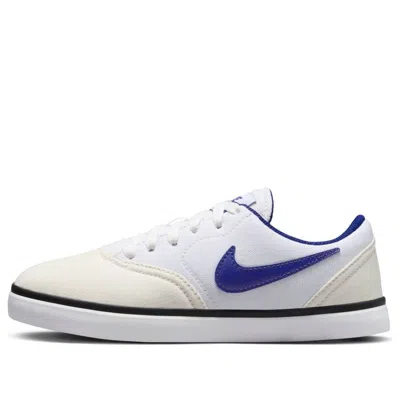 Nike (gs)  Sb Check Canvas 'summit White Royal Blue'