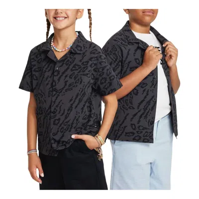 Nike (gs)  Sb Dri-fit Button Down Skate Shirt 'black'