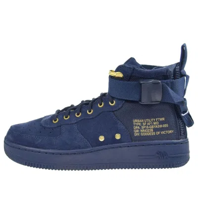 Nike (gs)  Sf Air Force 1 Mid 'obsidian'