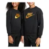 Nike (gs)  Sportswear Club Fleece Crew Neck Sweatshirt 'black Gold'