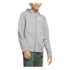 Nike (gs)  Sportswear Club Full-zip Hoodie 'grey White' In Gray